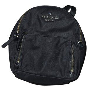 Kate Spade ♠️ New York Watson Lane Hartley Small Backpack in black nylon